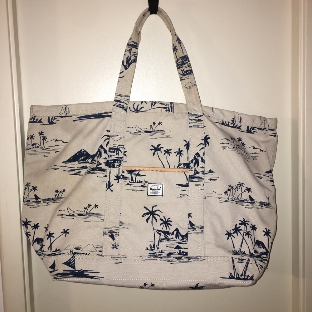 HERSCHEL Bamfield Tote in Tropical Print